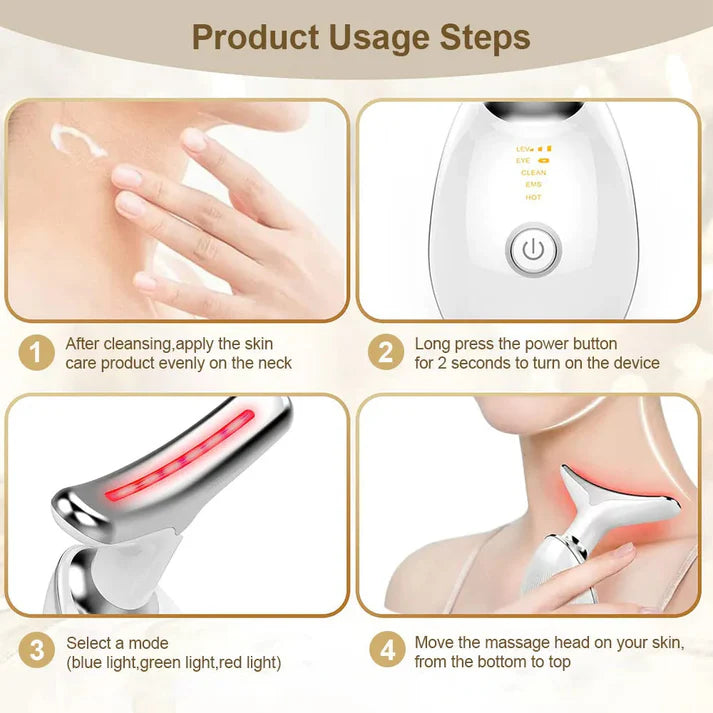 EMS RED LIGHT THERAPY- WRINKLE REMOVER, TIGHTENING MASSAGER