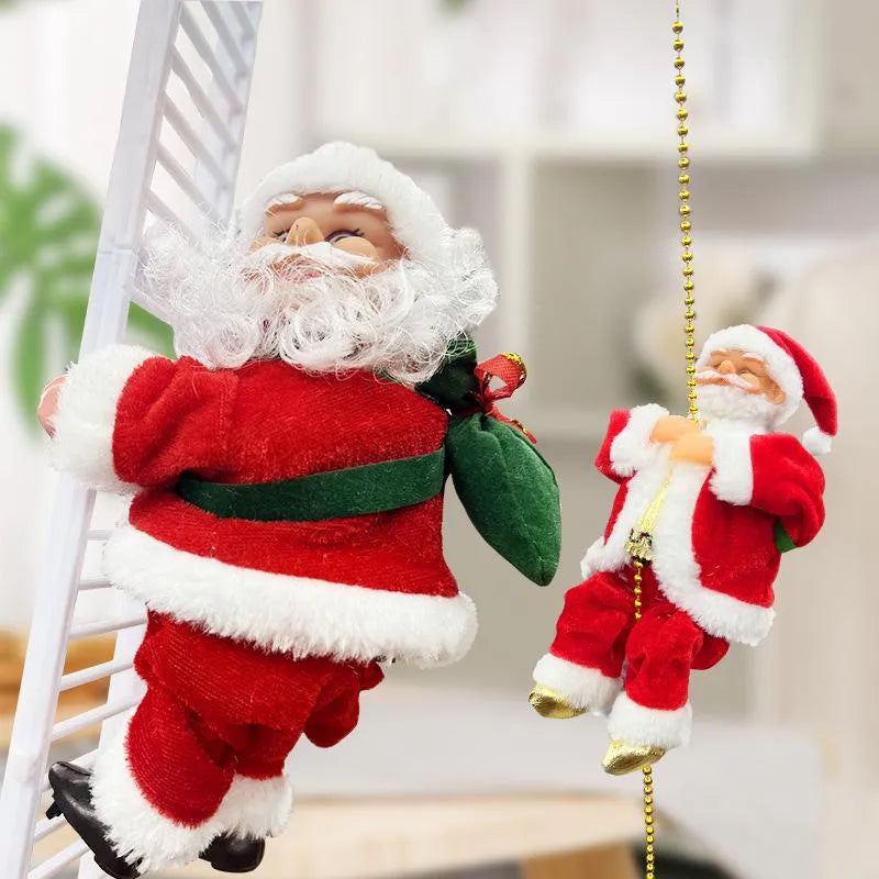 Climbing Santa Claus Musical Toy