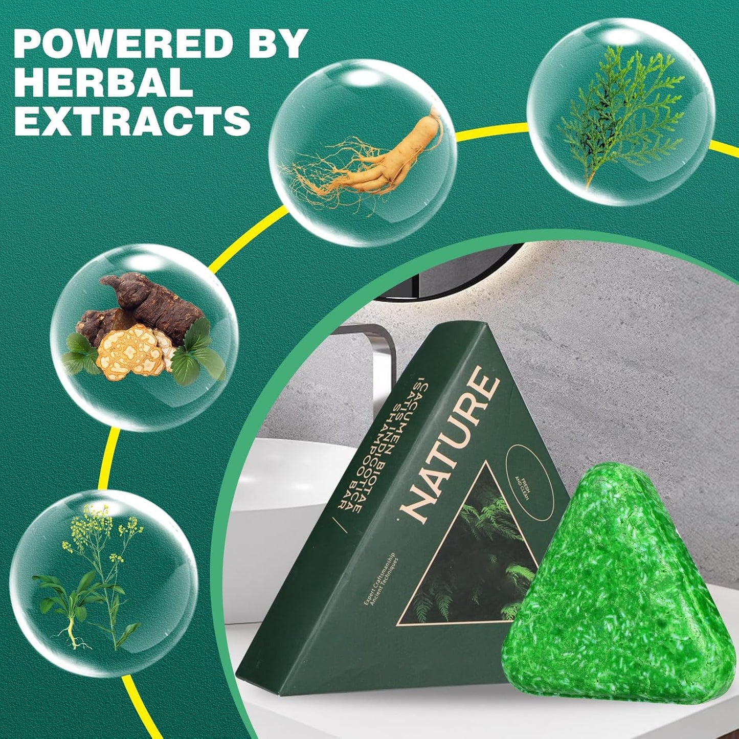 Herbal Heritage™ Leaf Hair Growth Soap
