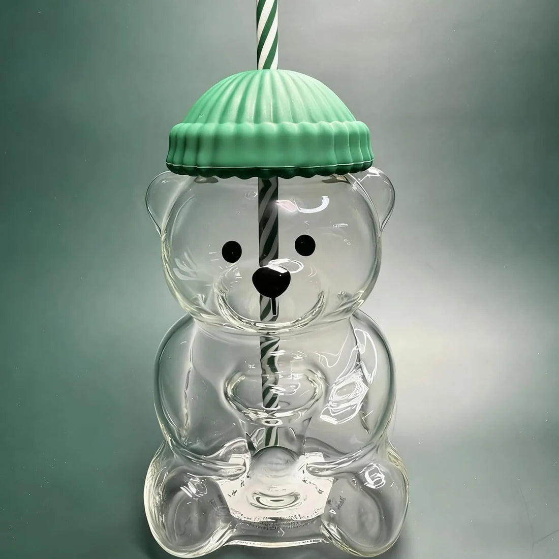 Cute Bear Glass Cup