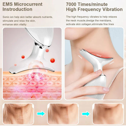 EMS RED LIGHT THERAPY- WRINKLE REMOVER, TIGHTENING MASSAGER
