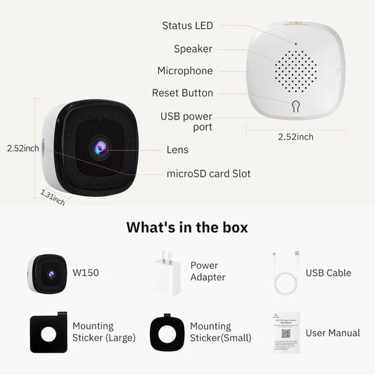 ChroMax 3MP 2K Dual-Band Indoor Security Cam