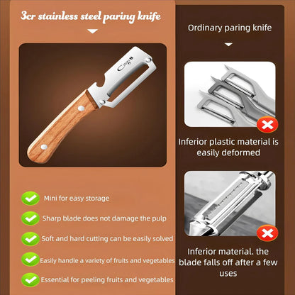 Chefora™ Premium Stainless Steel Vegetable Peeler Pro