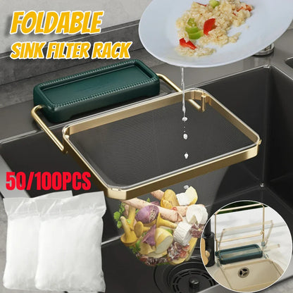 Sink Strainer Mesh Bag Stand