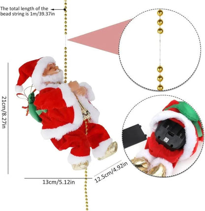 Climbing Santa Claus Musical Toy