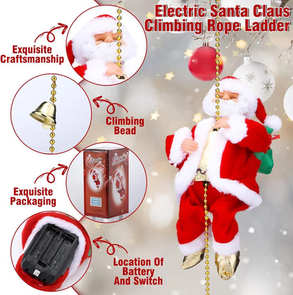 Climbing Santa Claus Musical Toy